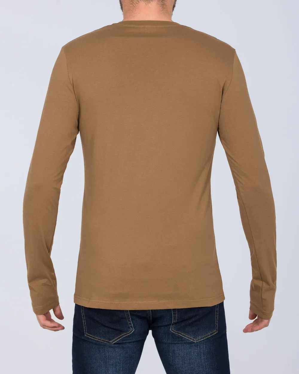 2t Long Sleeve Tall T-Shirt (brown)