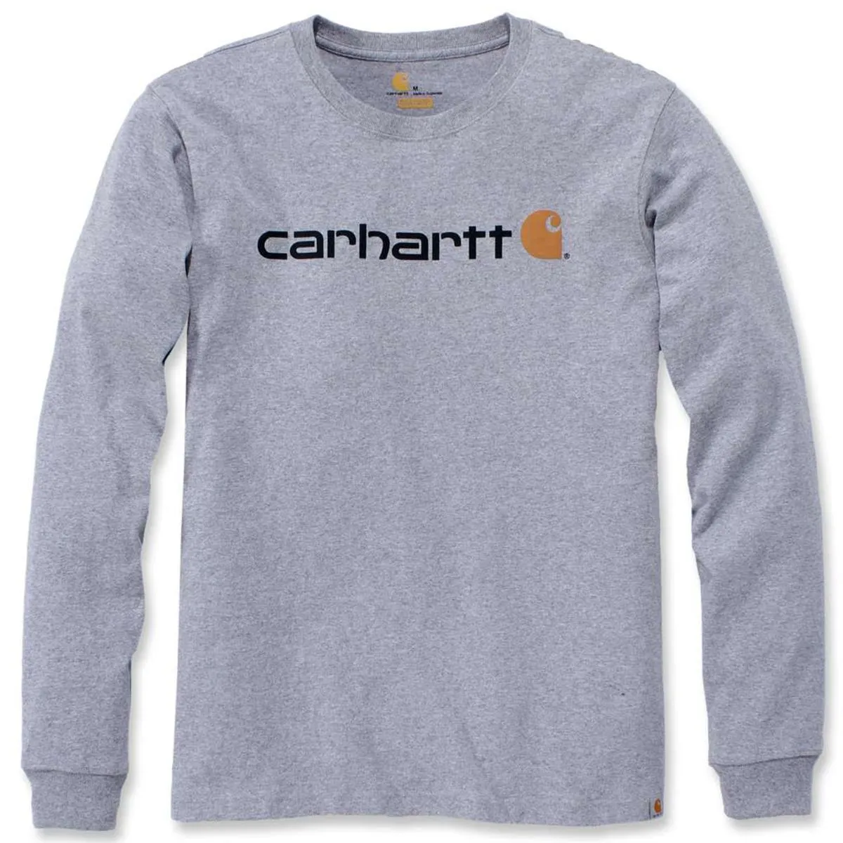 Carhartt&#x20;104107&#x20;l&#x2F;s&#x20;Signature&#x20;Graphic&#x20;T-Shirt&#x20;-&#x20;Navy