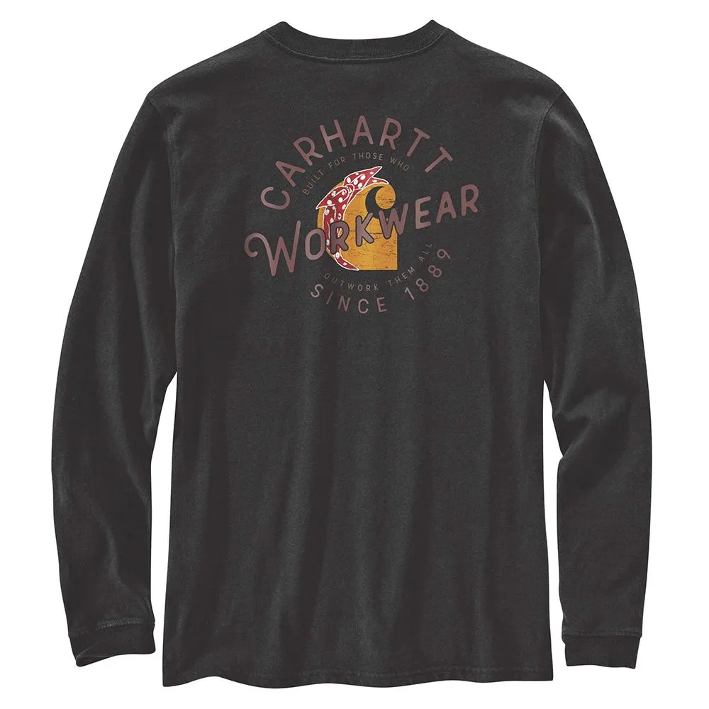 Carhartt&#x20;104524&#x20;Women&#x2019;s&#x20;Workwear&#x20;Graphic&#x20;Pocket&#x20;T-shirt&#x20;l&#x2F;m&#x20;-&#x20;Black