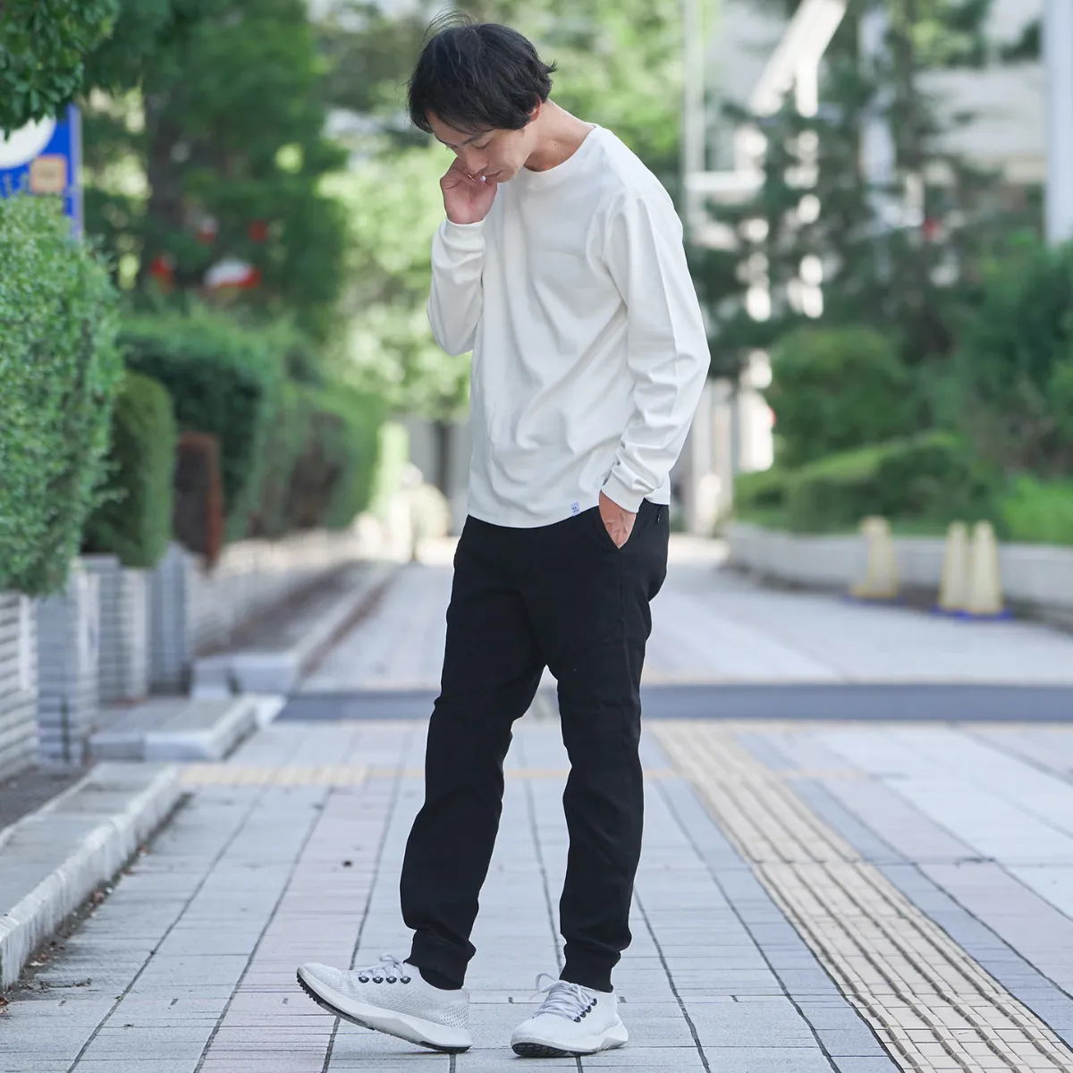 Cotton Plain Long T-shirts