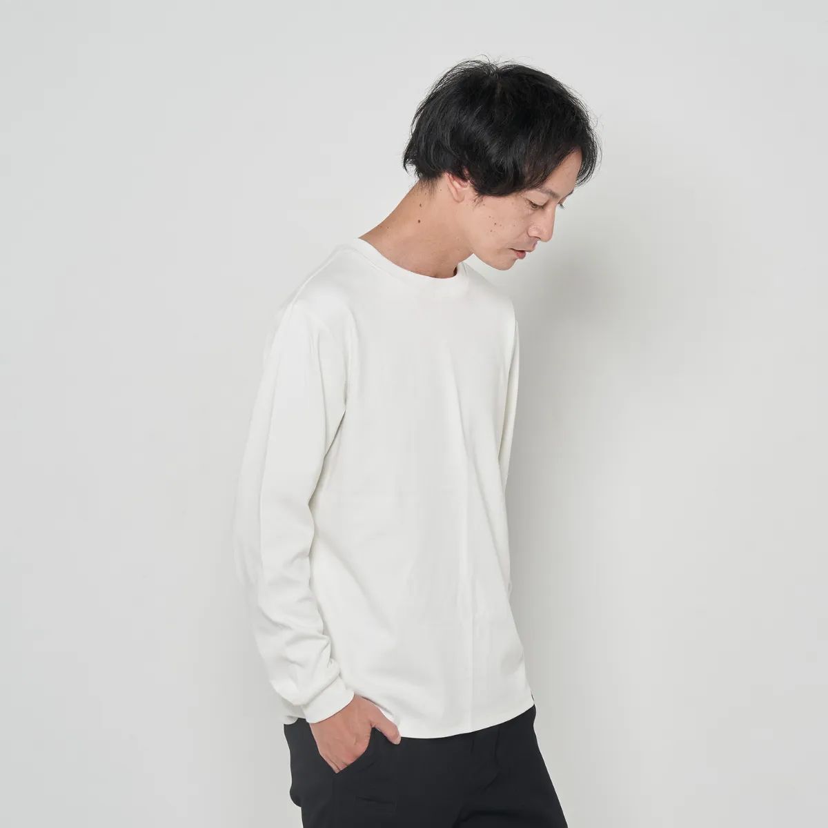Cotton Plain Long T-shirts