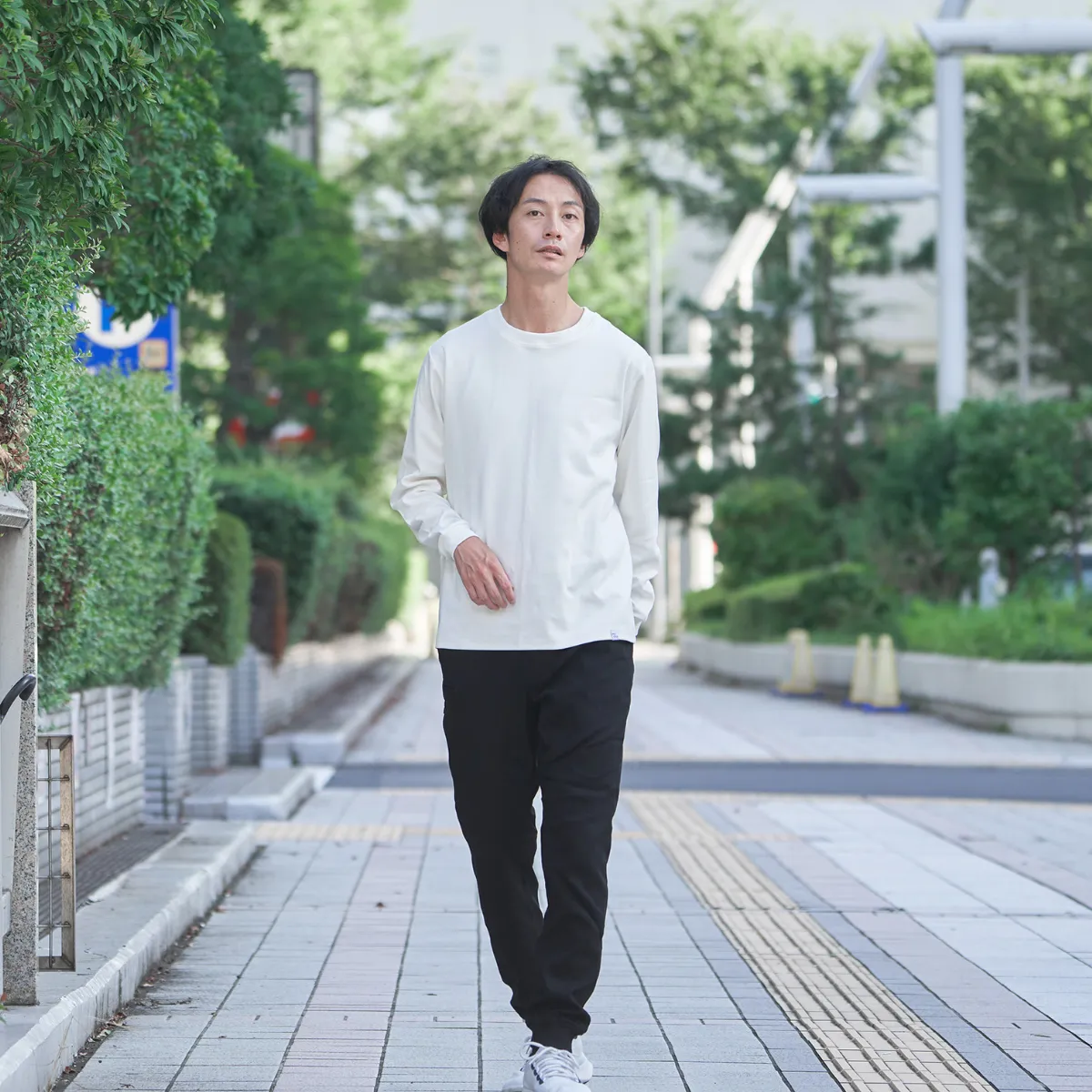 Cotton Plain Long T-shirts