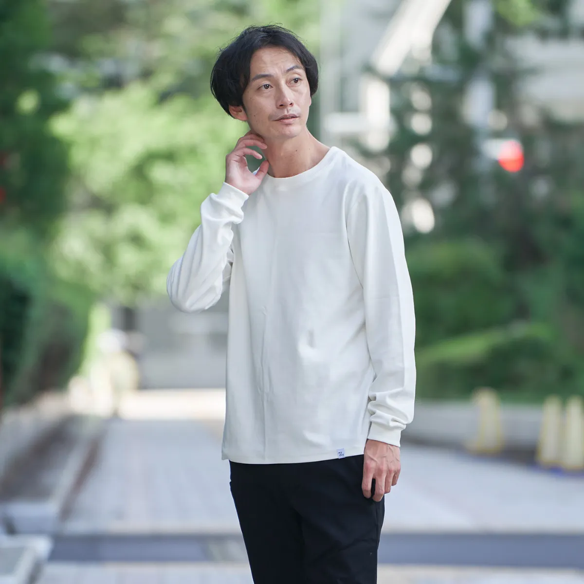 Cotton Plain Long T-shirts
