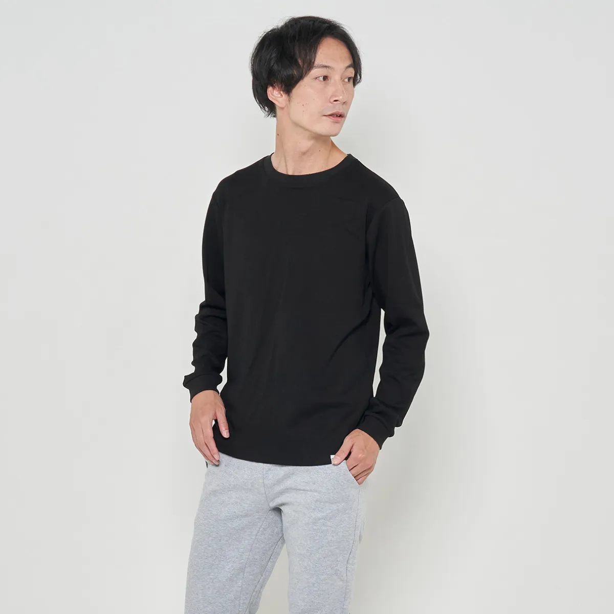 Cotton Plain Long T-shirts