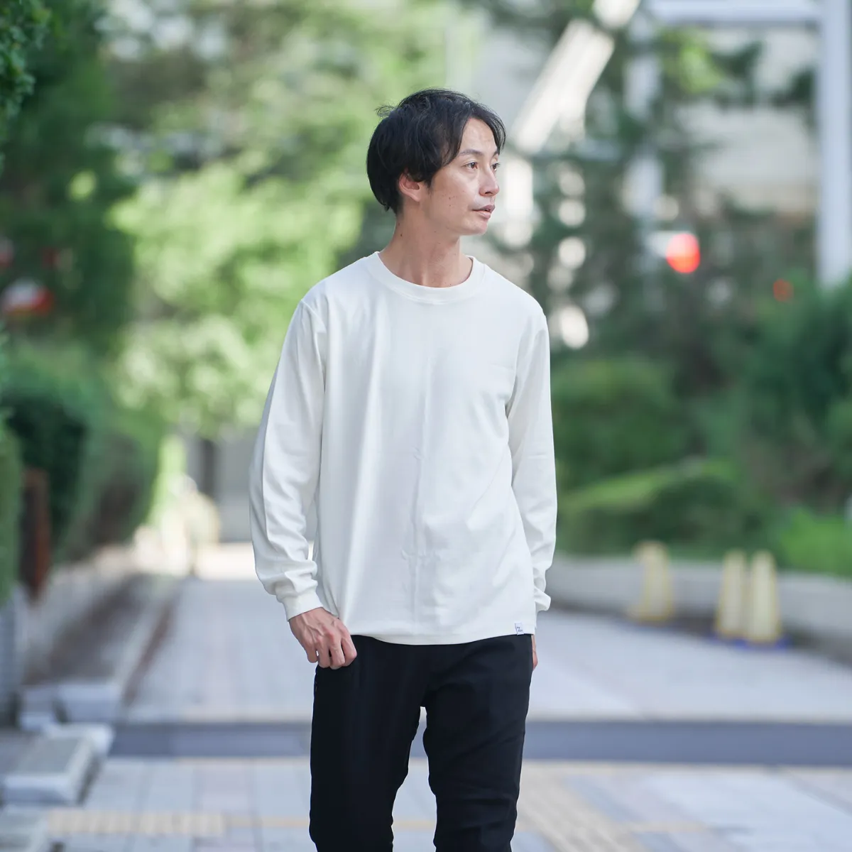 Cotton Plain Long T-shirts
