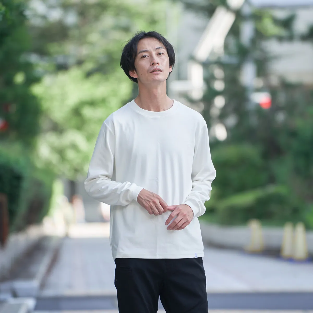 Cotton Plain Long T-shirts