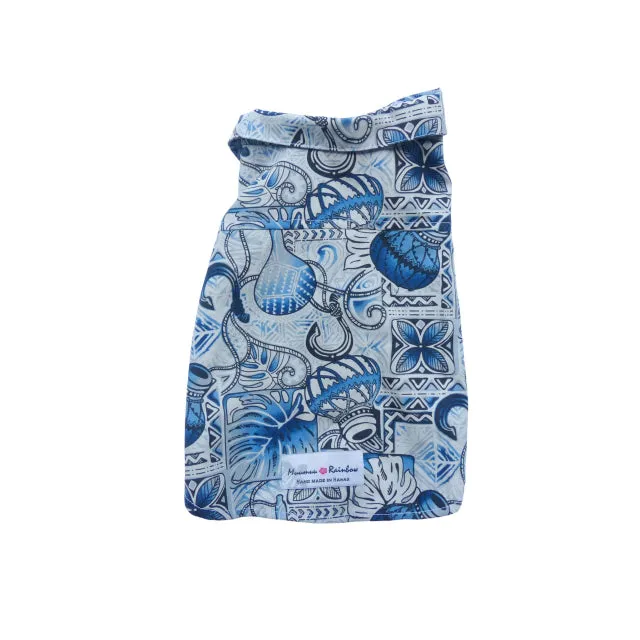 Dog's Hawaiian Shirt | Hawaiian Ipu Print | Blue