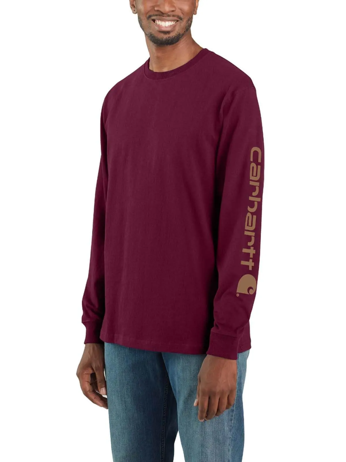 EK231&#x20;Work&#x20;T-shirt&#x20;Logo&#x20;Long&#x20;Sleeve&#x20;-&#x20;Carhartt