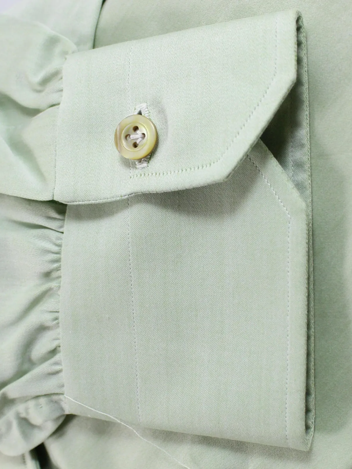 Kiton Shirt Light Green 38 - 15 REDUCED - SALE