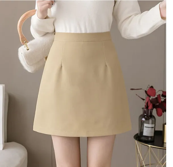 KittenAlarm - High Waist Office Style Mini Skirts