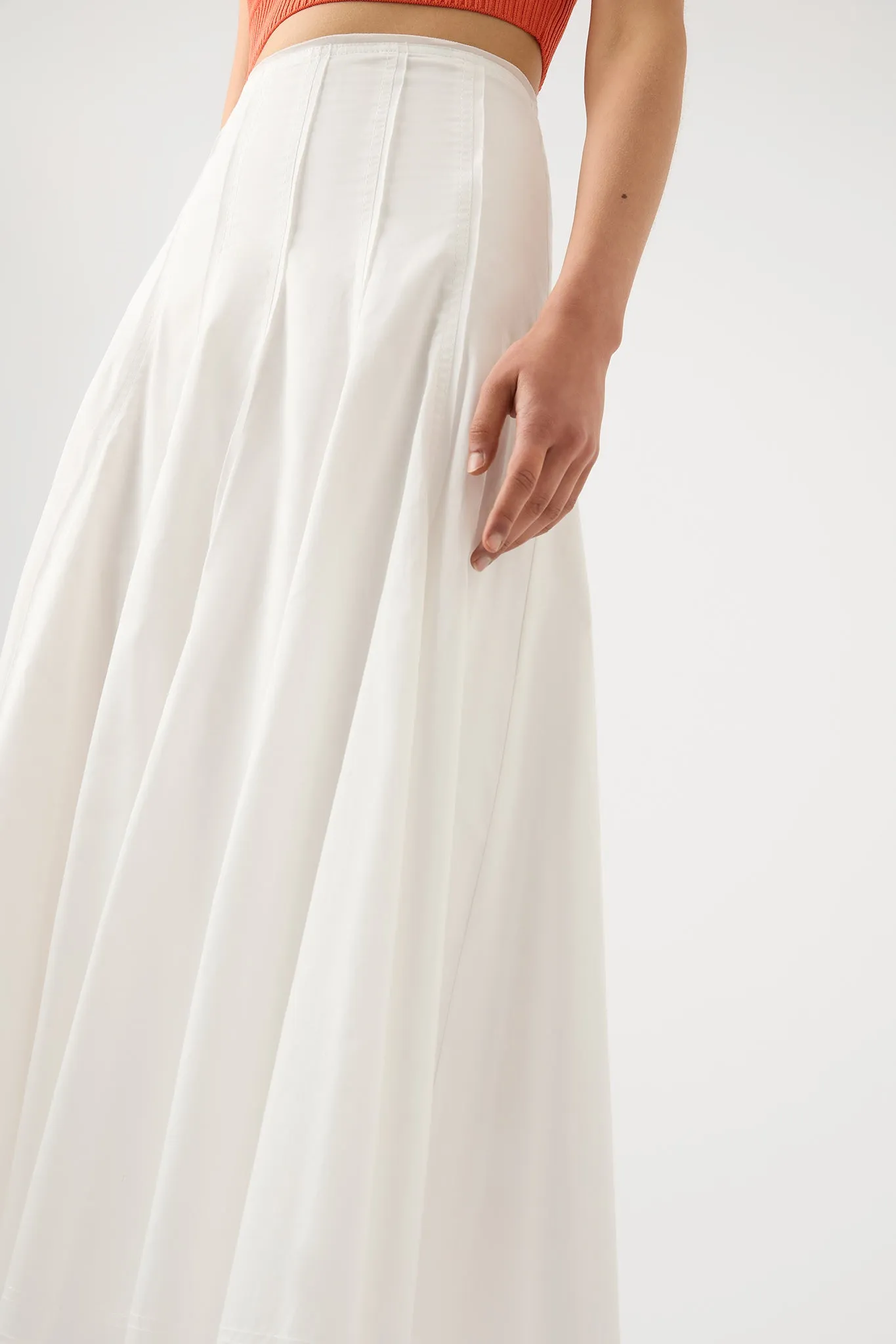 Meadow Panelled Midi Skirt