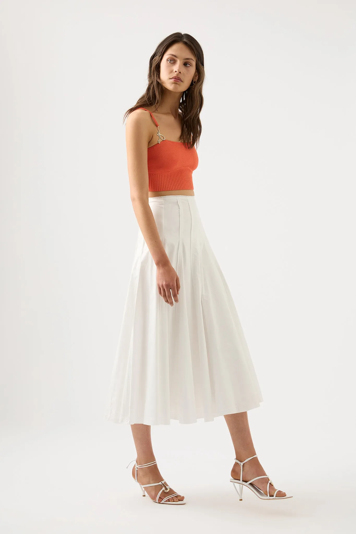Meadow Panelled Midi Skirt