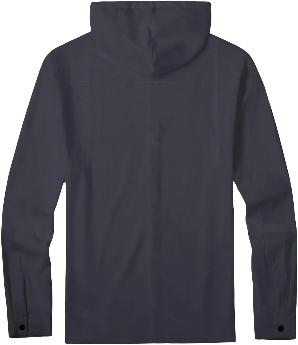 Men's Cotton Linen Shirts with Hood Long Sleeve Lace Up Button Down Shirt Quick Dry Boho Summer Beach Hipster Hoodies