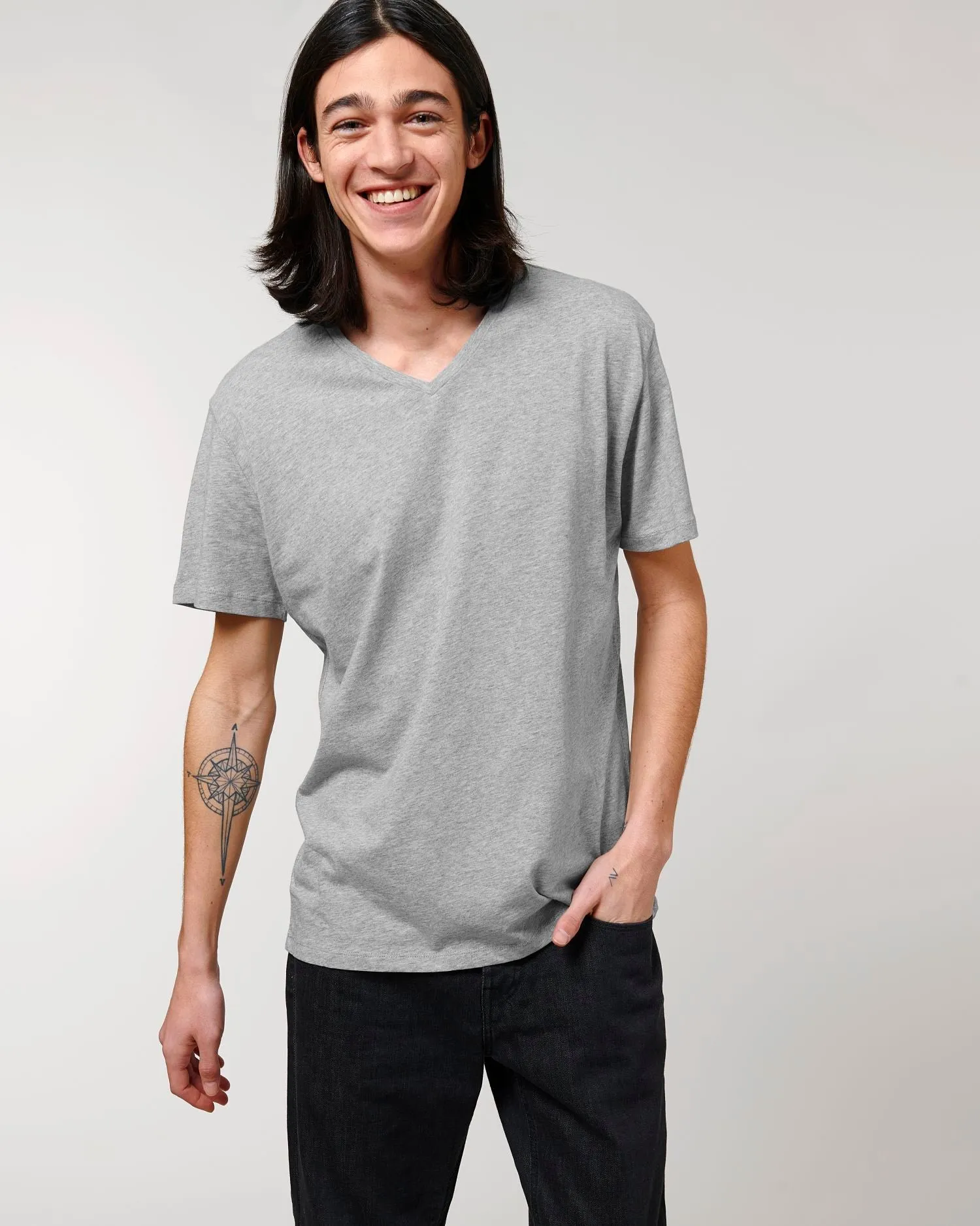 Men's Organic V-Neck T-shirt - 155 g/m² | Presenter STTM562