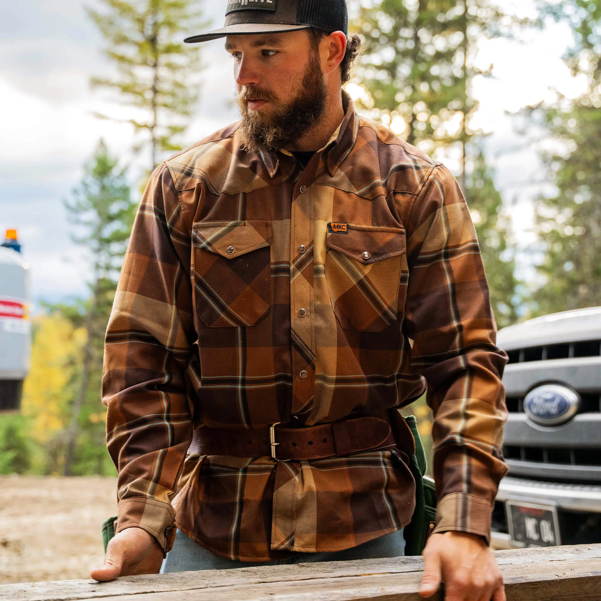 MKC X DIXXON PEARL SNAP WESTERN FLANNEL - MENS