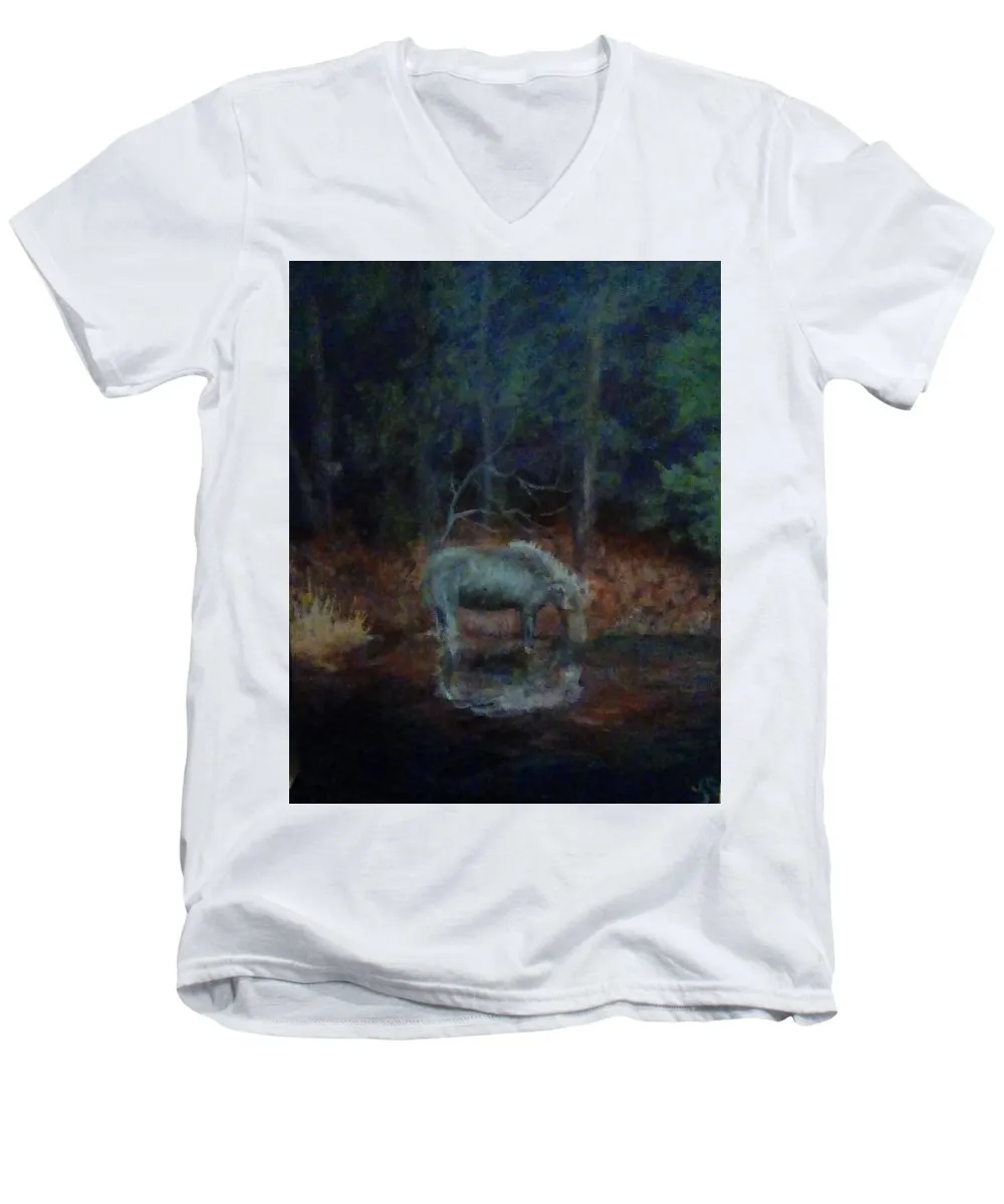 Moose - Men's V-Neck T-Shirt
