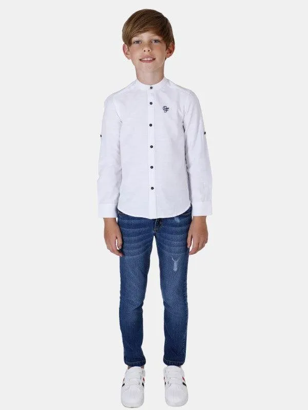 One Friday White Shark Fish Shirt