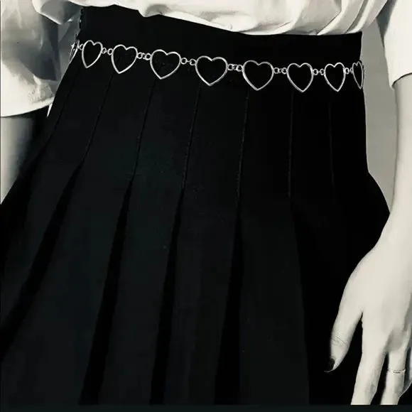 Open Heart Body Chain Belt