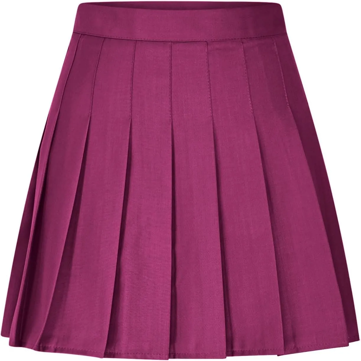 Oplxuo Pleated Skirts for Women Y2k Mini Skirt High Waist Casual Short Skirts Uniform Micro Skirt