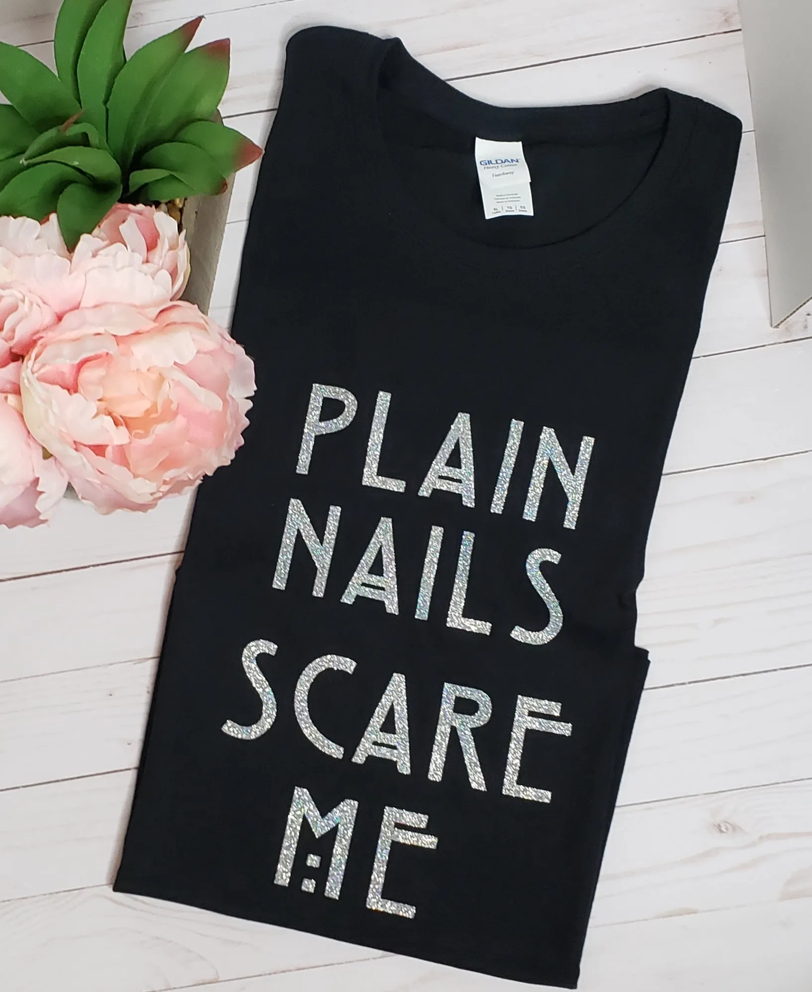 Plain  Nails Scare Me