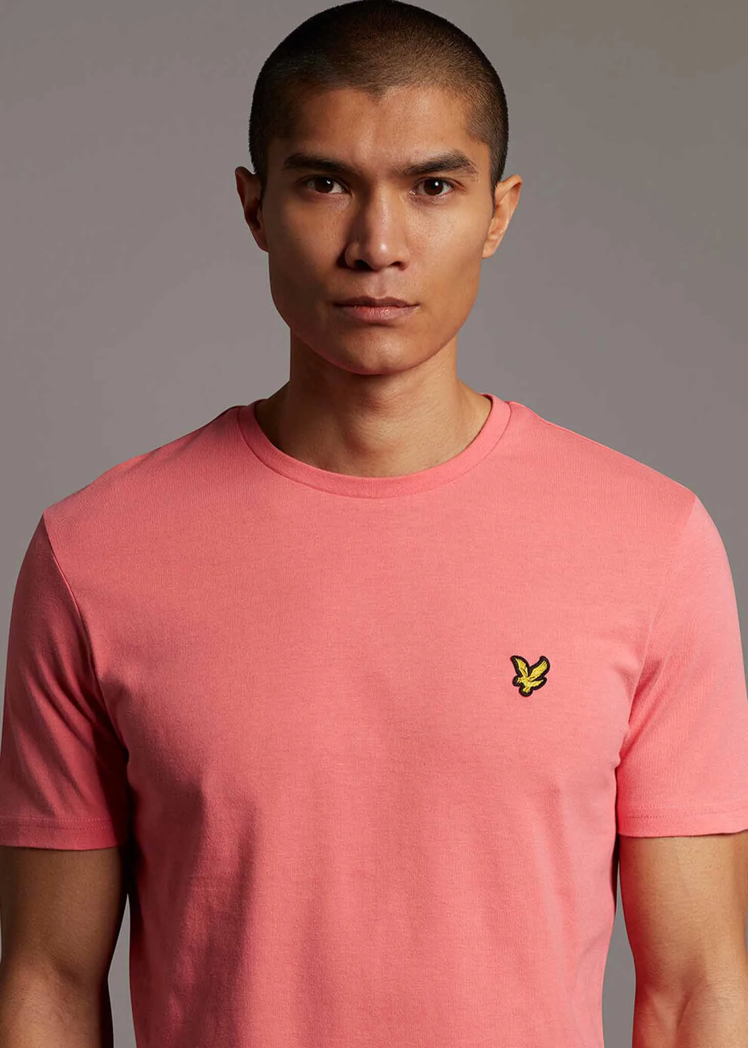 Plain t-shirt - punch pink