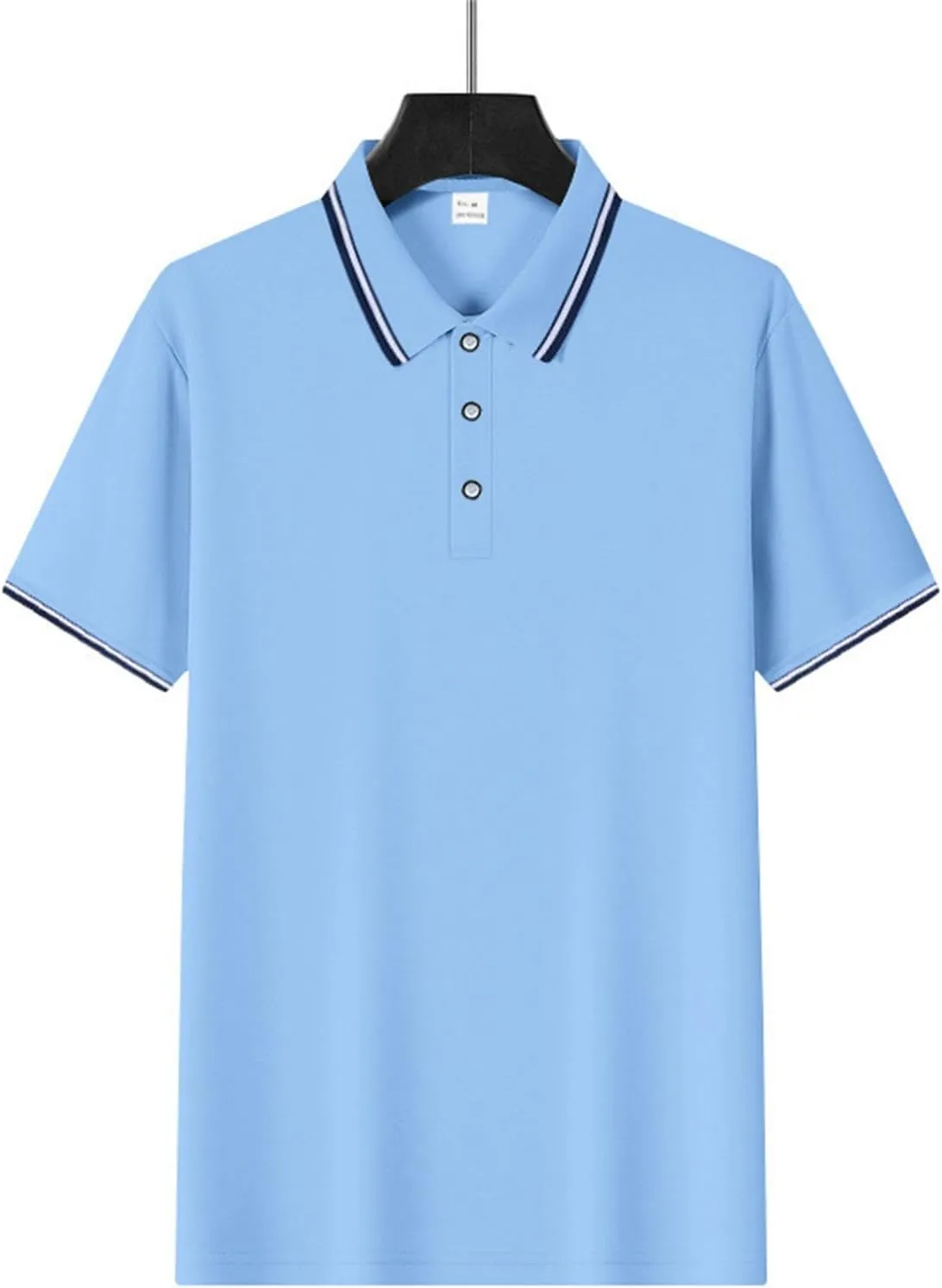Polo Shirts for Men Trendy Quick Dry Performance Short Sleeve Dress Shirt Sport Moisture Wicking Collared T-Shirts