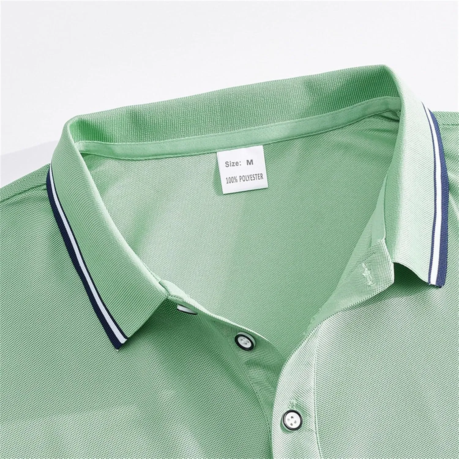 Polo Shirts for Men Trendy Quick Dry Performance Short Sleeve Dress Shirt Sport Moisture Wicking Collared T-Shirts