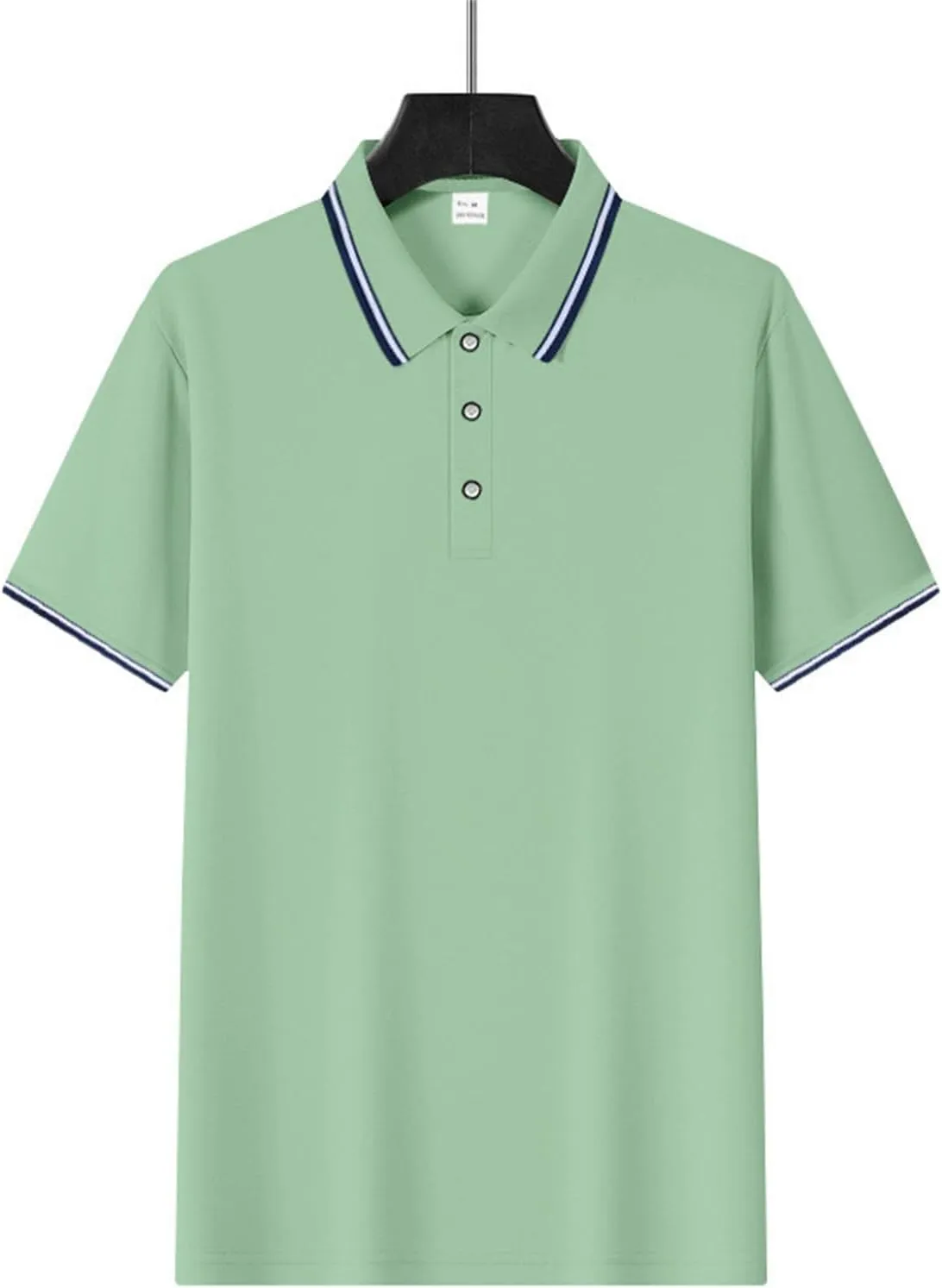 Polo Shirts for Men Trendy Quick Dry Performance Short Sleeve Dress Shirt Sport Moisture Wicking Collared T-Shirts