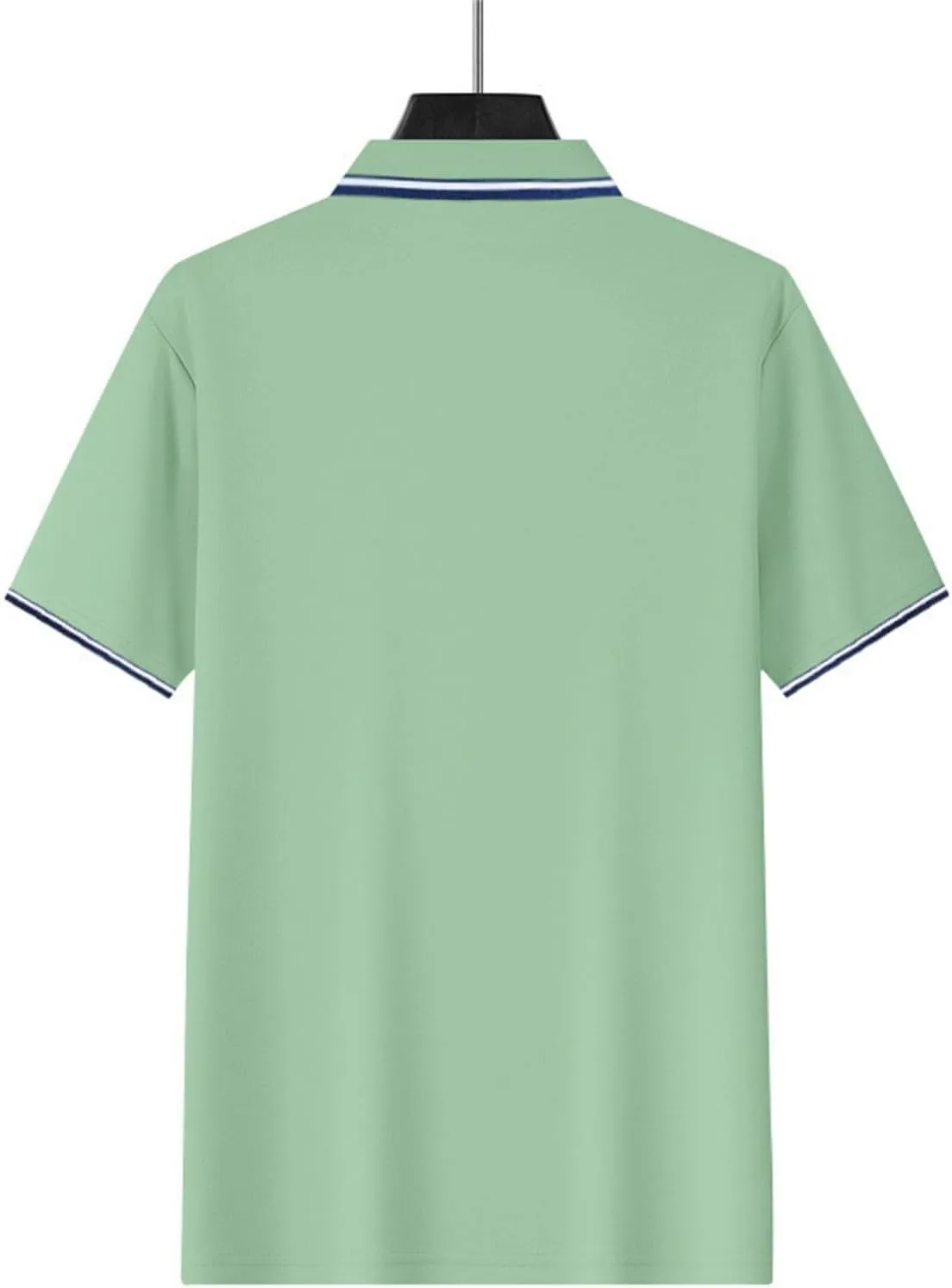 Polo Shirts for Men Trendy Quick Dry Performance Short Sleeve Dress Shirt Sport Moisture Wicking Collared T-Shirts