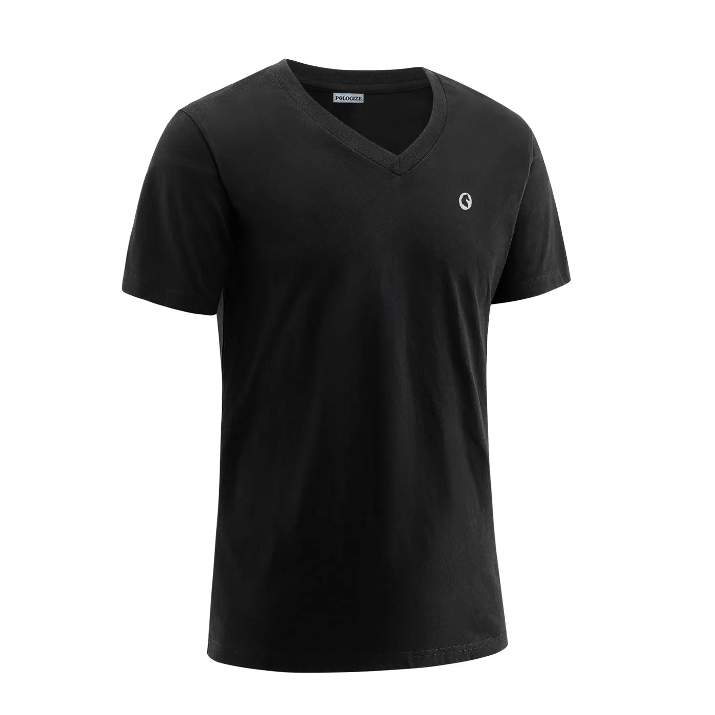 Pologize™ Embroidered Logo V-Neck T-Shirt