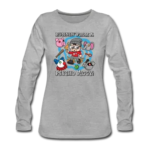 Psycho Piggy Long-Sleeve T-Shirt (Womens)