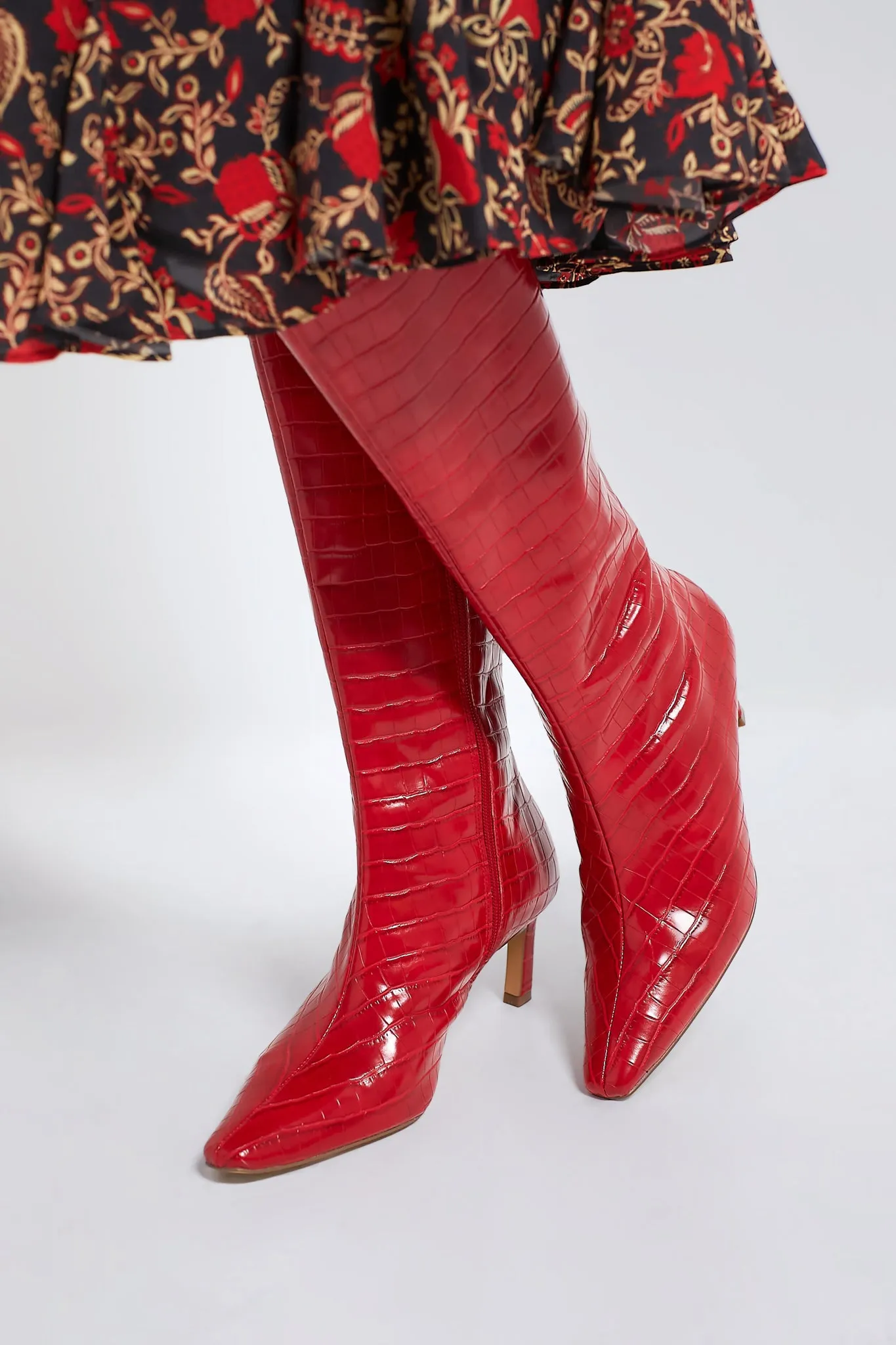 Red Croc Robbie Boots