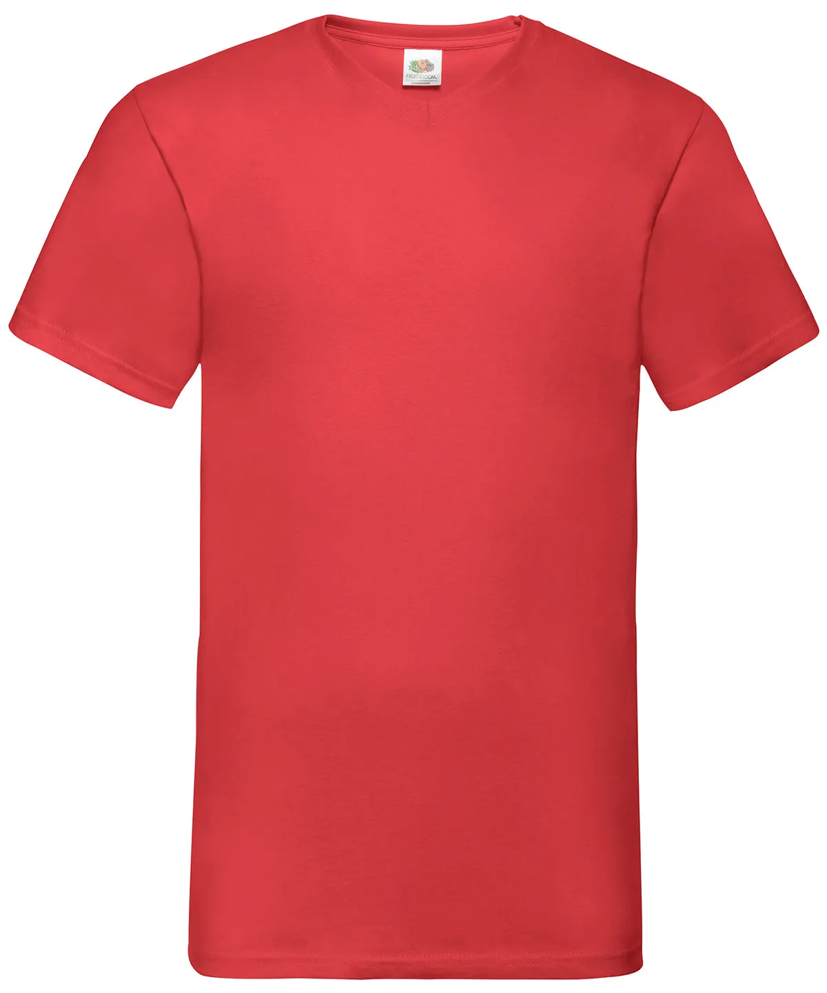 Red - Valueweight v-neck T