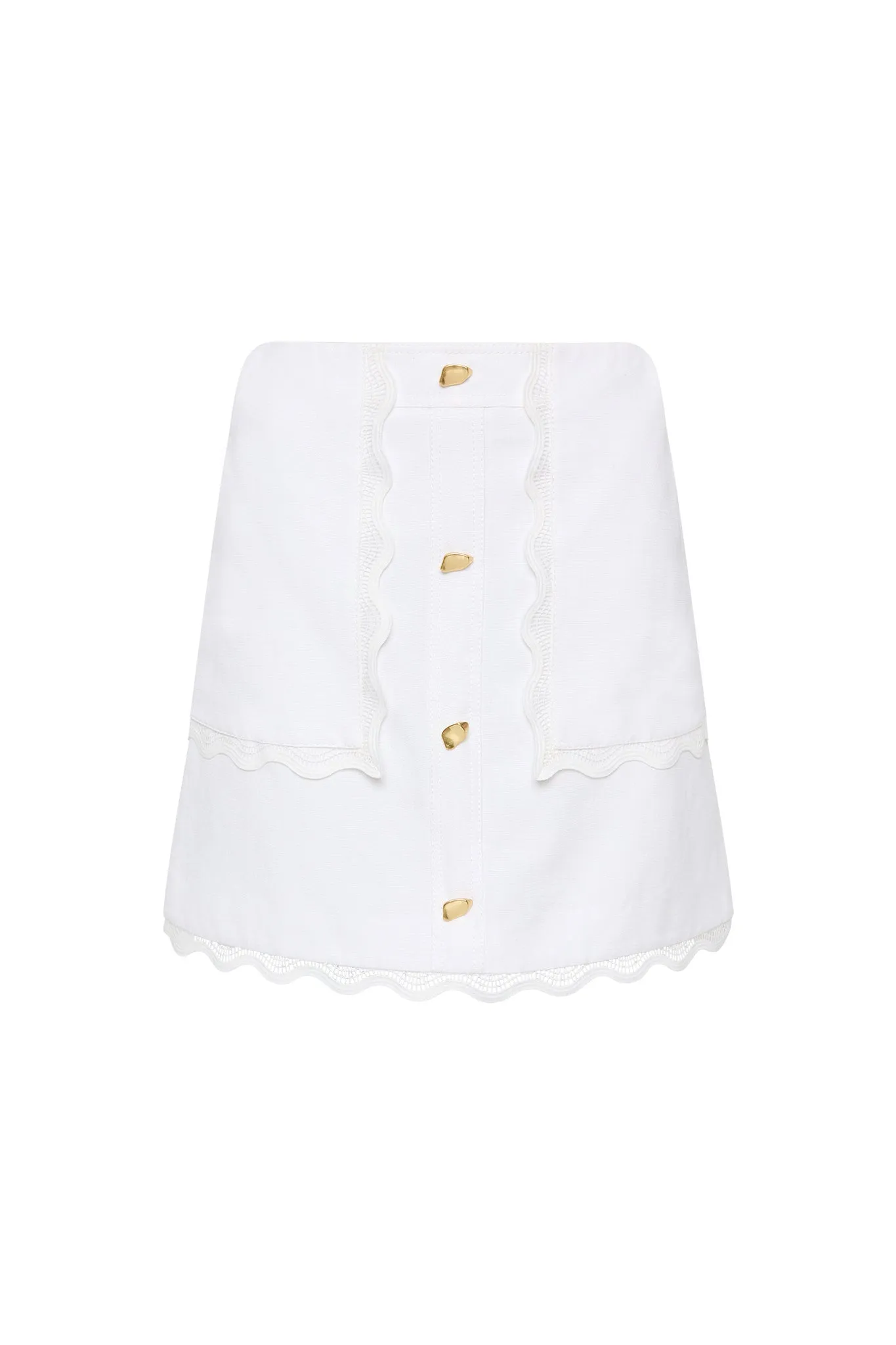 Reva Wave Trim Skirt
