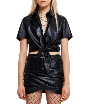 RICKY LEATHER SHIRT
