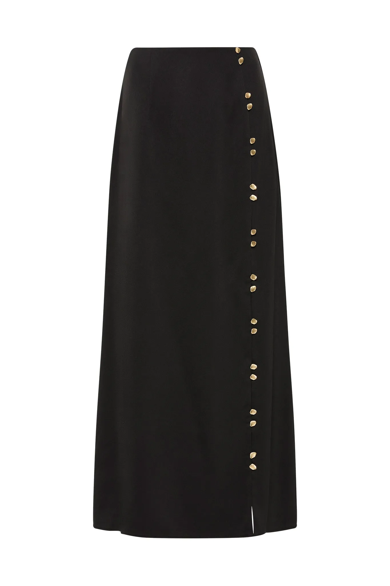 Riddle Button Down Midi Skirt