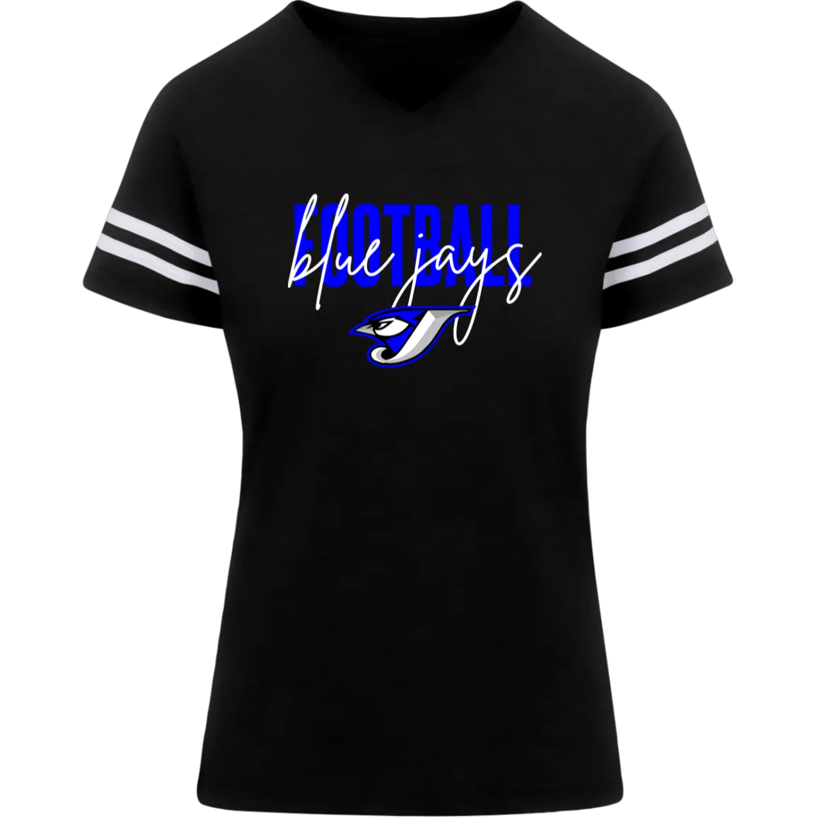 Script Football 3537 LAT Womens Football Tee
