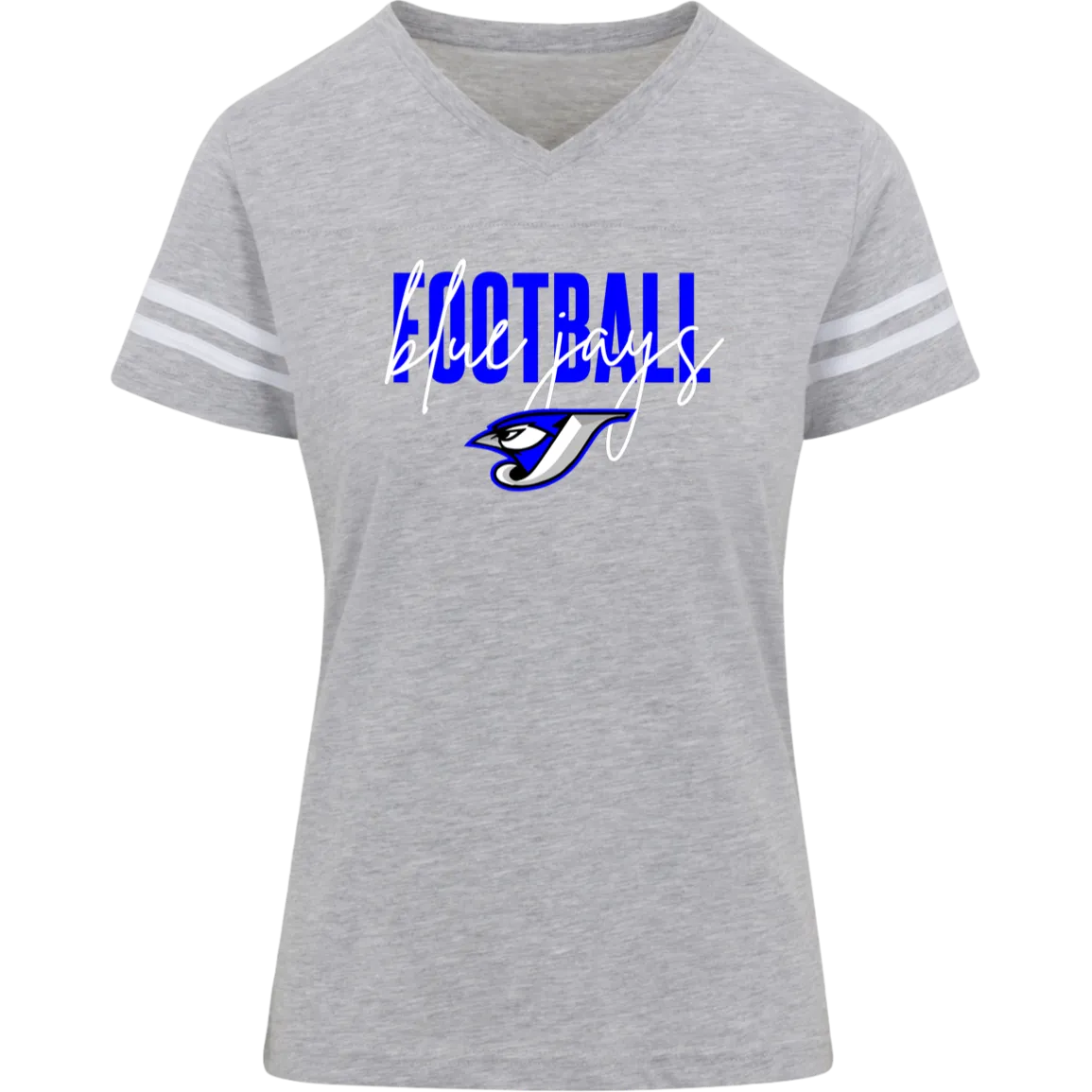 Script Football 3537 LAT Womens Football Tee