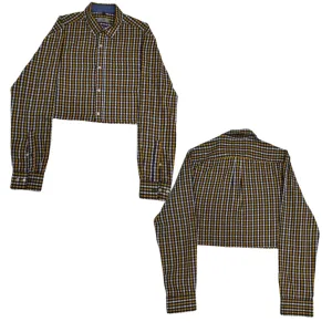 SS24 Reworked/Upcycled Flannel Crop Top
