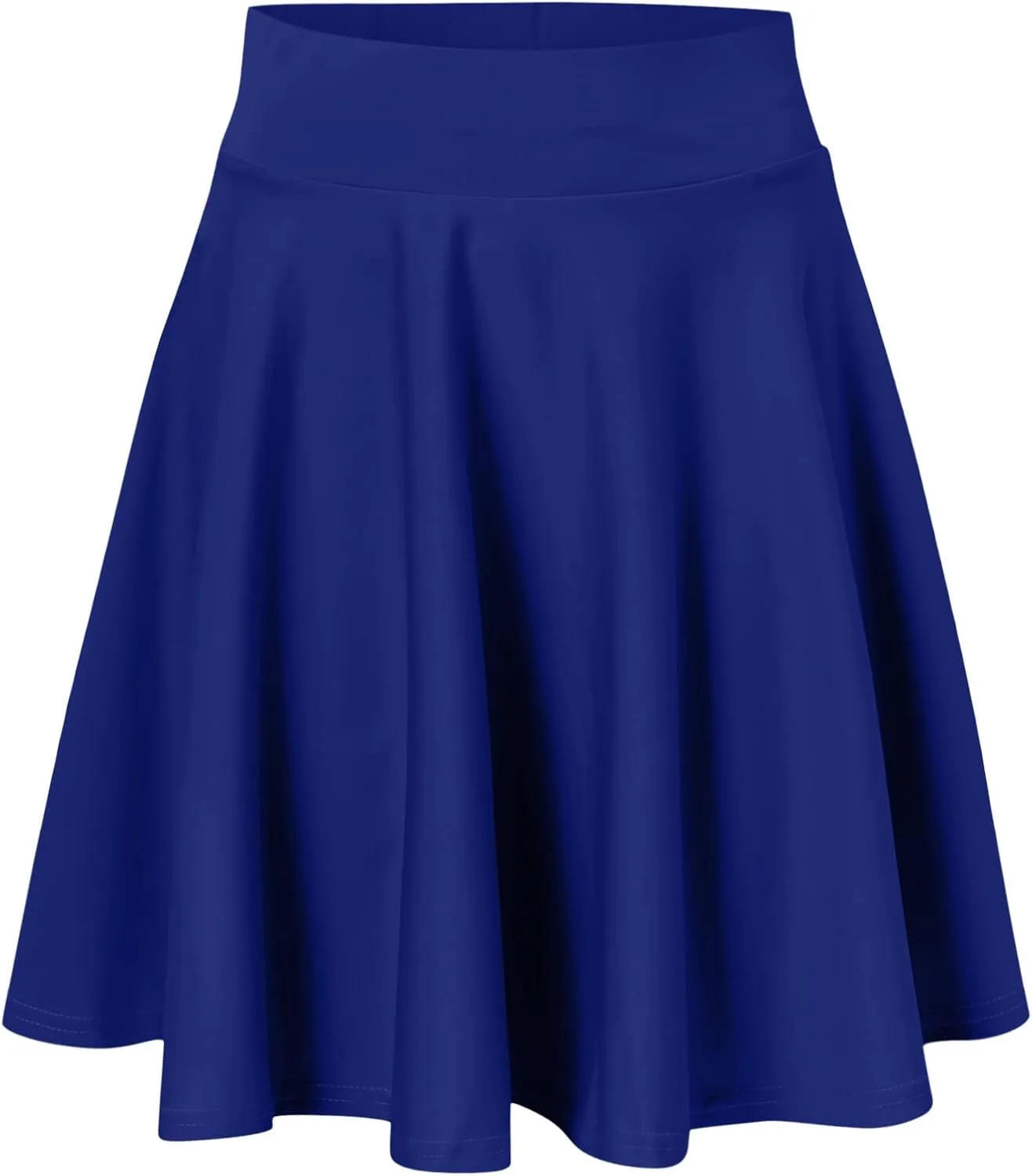 Summer Skirt with Slim Liner Stretchy High Elastic Waist Pleated Tummy Control Mini Shorts Skirts for Women