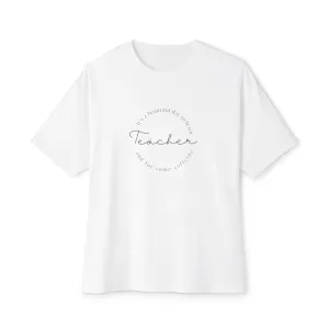 Teacher Oversized Boxy Tee