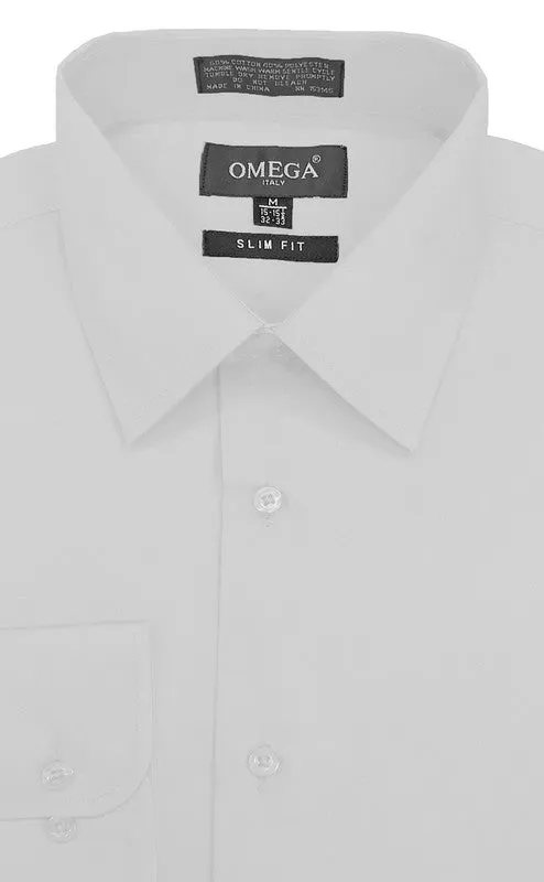 White Slim Fit Dress Shirt