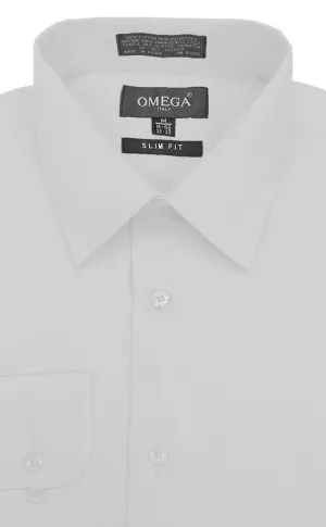 White Slim Fit Dress Shirt
