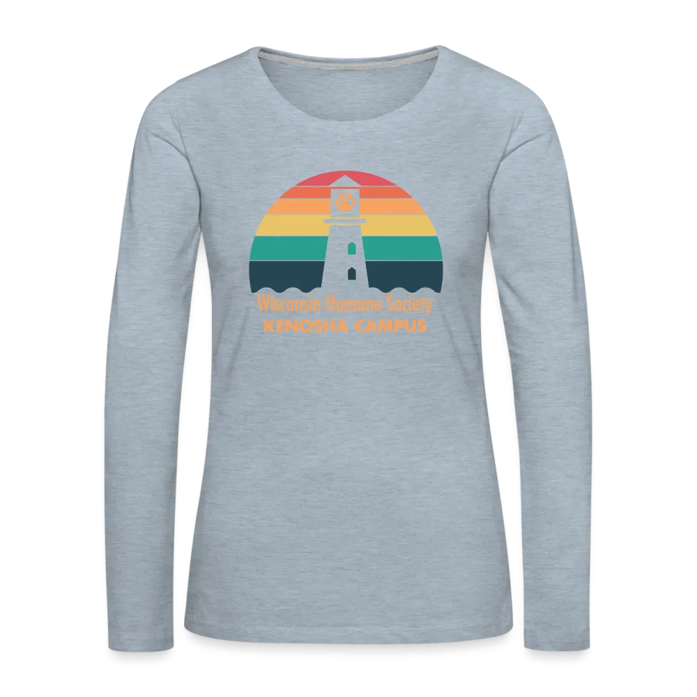 WHS Kenosha Logo Contoured Premium Long Sleeve T-Shirt