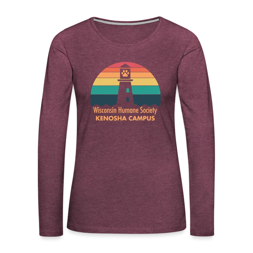 WHS Kenosha Logo Contoured Premium Long Sleeve T-Shirt