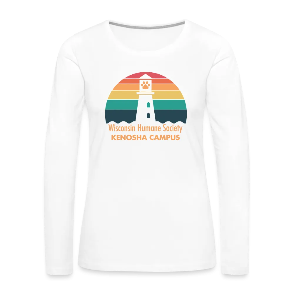 WHS Kenosha Logo Contoured Premium Long Sleeve T-Shirt