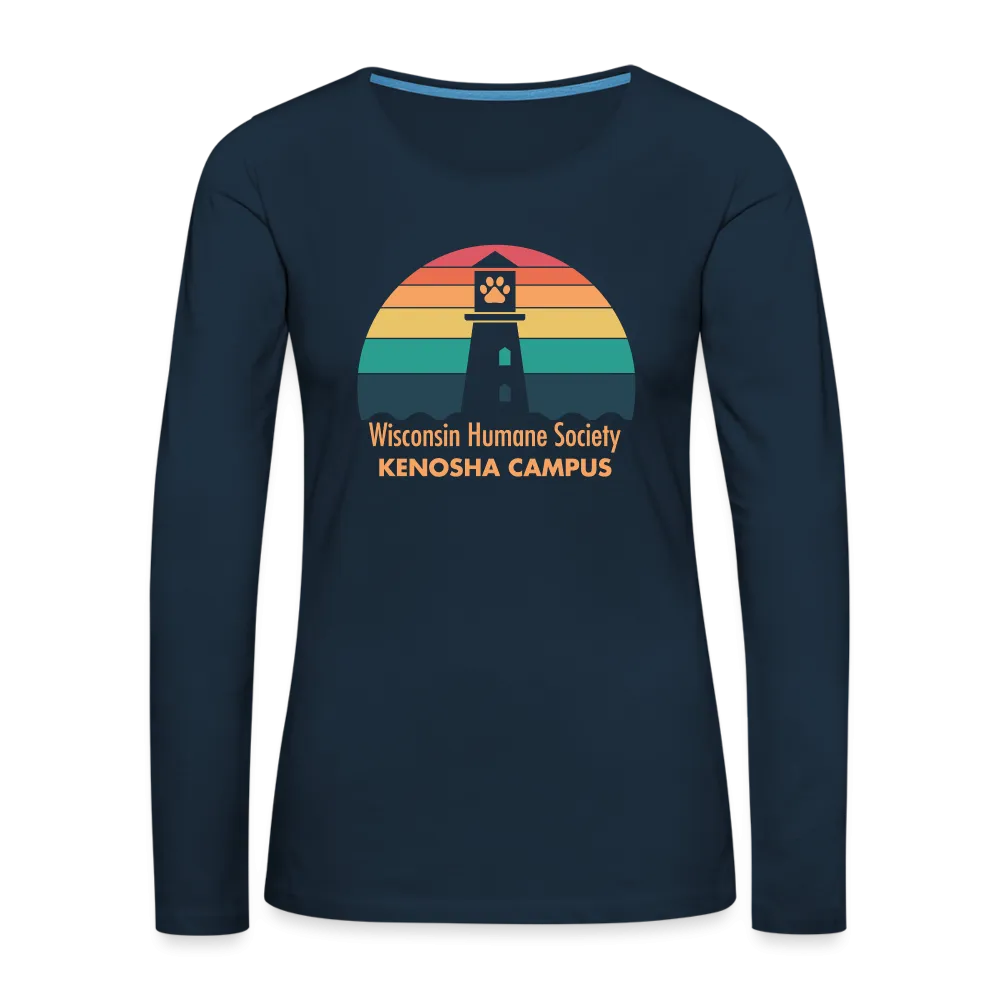WHS Kenosha Logo Contoured Premium Long Sleeve T-Shirt