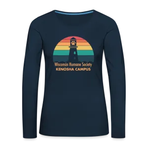 WHS Kenosha Logo Contoured Premium Long Sleeve T-Shirt
